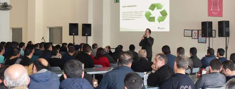 GCA Çalışanları “ÇEVRE VE GERİ DÖNÜŞÜM” Eğitimi Aldı