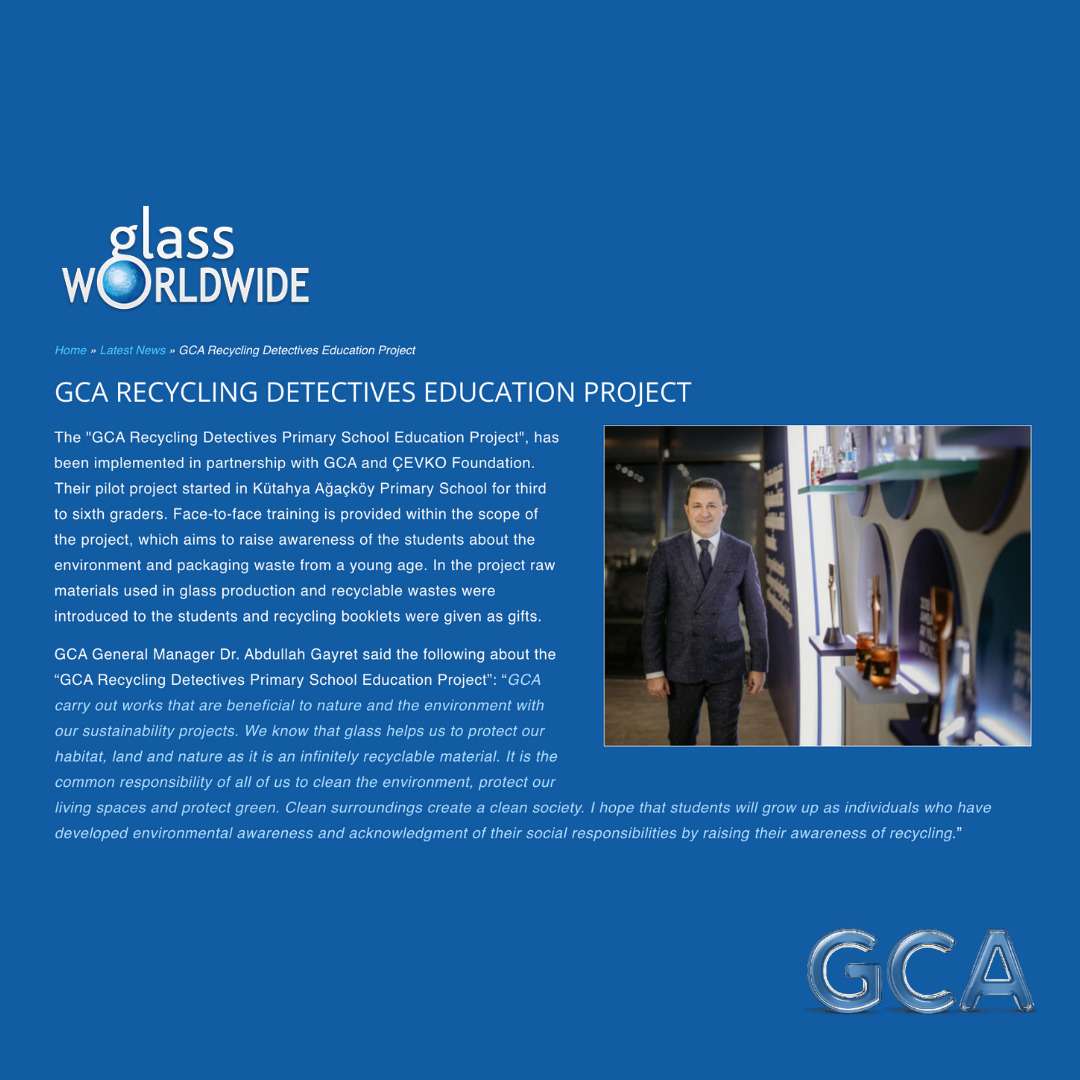 GCA Took Place in Glass Worldwide Website