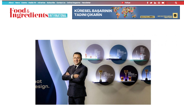 We Are on the Food & Ingredients International Website !