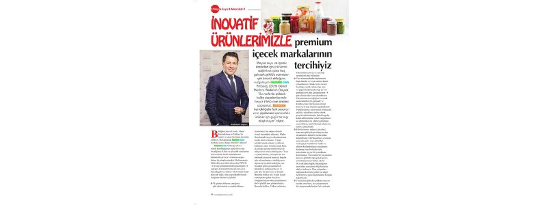 'We Are The Choice Of Premium Beverage Brands With Our Innovative Products''