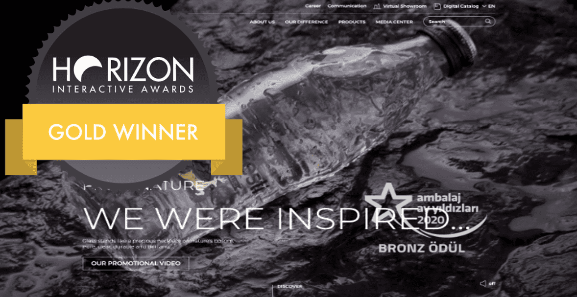 GCA.com Horizon Interactive Awards'da 'Gold Winner' Ödülünün Sahibi Oldu!